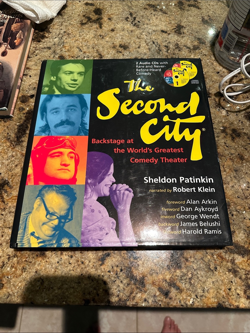 The Second City book with 2 audio cds.